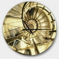 thumbnail image 1 of DesignArt Architectural Detail of Paris in Winter Large Wall Clock, 1 of 2