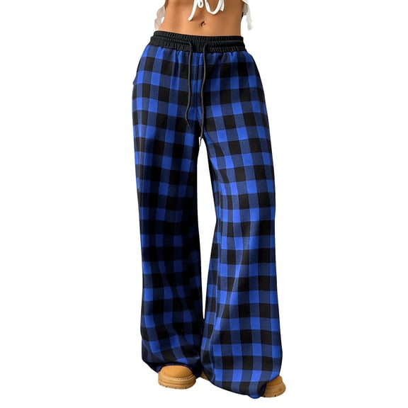 Cavosen Women's Wide Leg Pants Palid Linen Palazzo Pants Flowy Trousers Summer Breathable Beach Pants with Pockets