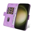 thumbnail image 4 of Compatible with Samsung Galaxy S23 Ultra 5G PU Leather Wallet Case with Card Holder Magnetic Closure Cover, 4 of 5