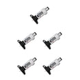 thumbnail image 1 of Wisewang Tire Thread Depth Vernier Caliper Digital Display 0-25.4mm Meter Wheel Automobile Detection Resettable Marking Gauge Silver 5Set, 1 of 6