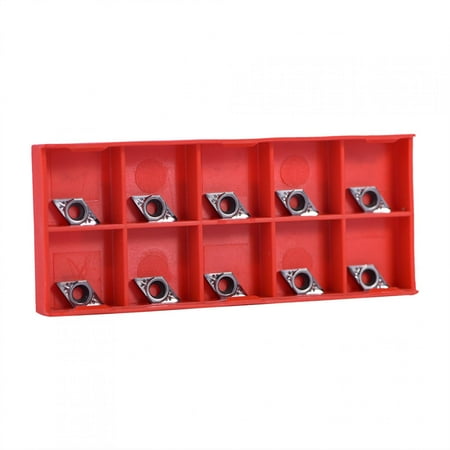 

DOACT CNC Carbide Blades 10 Pieces/set Advanced CNC Carbide Bits Blades Cutting Tool Turning Tool With Box DCGT070204-A K For Processing Aluminum Copper