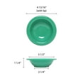 thumbnail image 2 of Excellante Color Green Melamine Dinnerware Collection 4.75 Inch Salad Bowl - 4 Oz, Comes in Dozen, 2 of 3