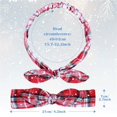 thumbnail image 2 of Copo de nieve Diadema navideña Accesorios navideños para el cabello Navidad, 2 of 5