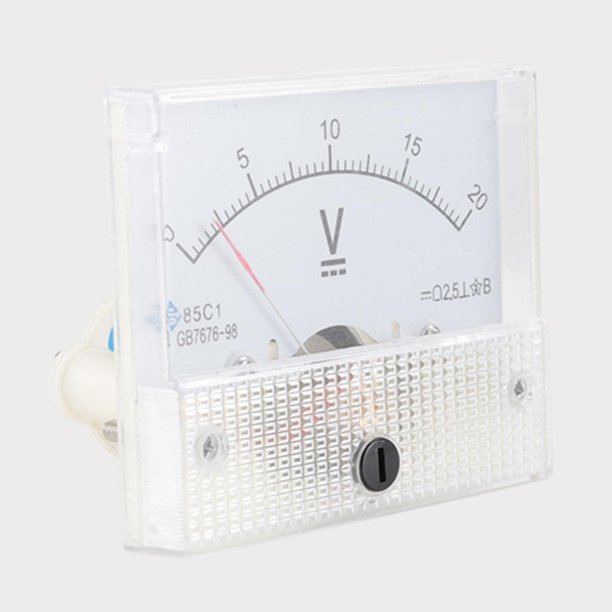 1Pc DC Analog Volt Voltage Panel Meter Gauge 85L1 020/30/50/100/200/500V