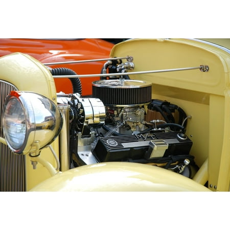 - Canvas Print Collector Car Hot Rod Automobile Engine Stretched Canvas 10 x 14
