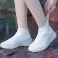 thumbnail image 2 of Walking Shoes Accessories Latex Shoes Protectors Waterproof Reusable Rain Boot Shoe Covers Rain Shoe Cover Overshoes BLUE L, 2 of 2