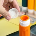thumbnail image 6 of Micebay Leak-Proof 3-oz Silicone Squeezable Travel Bottles for Toiletries, Refillable Travel Size Containers, BPA Free, TSA Approved, Orange, 4 Pack, 6 of 9