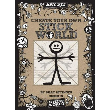 Create Your Own Stick World Kit : Includes Technique Book, Pens, and 80 Page Drawing