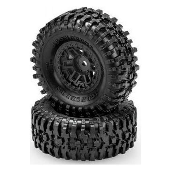 J Concepts JCO406632412 Tusk Green Compound Pre-Mounted On No. 3446 Wheel Fits Traxxas TRX4M, Black