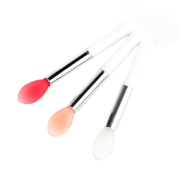 Cepillo De Silicona Suave Cepillo De Labios Facial Mini Cepillo De Maquillaje Para Hombres Mujeres 3 Uds Guardurnaity CE006339-00