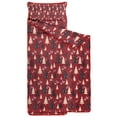thumbnail image 2 of Red Christmas Tree Pattern Toddler Nap Mats for Kids Preschool,59"x22" Sleeping Mat Bag or Kids,Toddler Sleeping Bag,Toddler Nap Mat or Daycare, 2 of 6