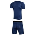 thumbnail image 4 of heyac Men's Workout Sets Athletic Clothes Soccer Shirts Shorts 3 Pack Basketball Running Gym Football Outfits Summer, 4 of 4