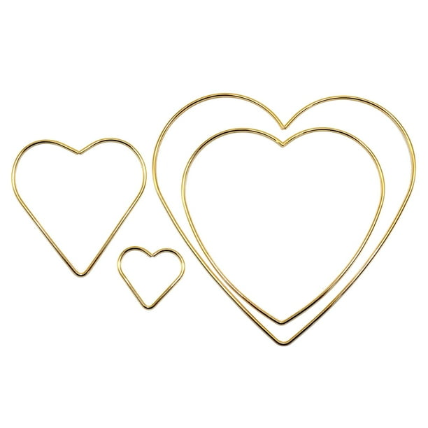 4 aros de hierro para atrapasueños, marco de alambre, corona, decoración de pared, macramé colgante, bricolaje Amar