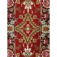 thumbnail image 6 of Extra-Long Low Pile Runner Rug Skid Resistant Backing Rug Runner Orient and Floral Red Cut to Size Roll Runner Rugs - 31 Feet x 26 Inch, 6 of 8