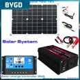 thumbnail image 1 of Solar Power System Car Ac Power Converter 50hz Practical Lcd Intelligent Display Pure Sine Wave Power Inverter Easy To Use 300wBlack -12V to 110VRussian Federation He Qiyong unisex, 1 of 1