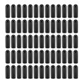 thumbnail image 2 of 100Pcs Rubber End Caps 4Mm ID PVC Round Tube Bolt Cap Cover Screw Thread Protectors Black, 2 of 5