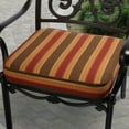 thumbnail image 2 of Humble and Haute Indoor/ Outdoor 19-inch Striped Chair Cushion with Sunbrella Fabric Autumn, 2 of 5