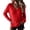 Red, variant on JoveMarine Womens Tops V Neck Pullover - Long Sleeve Cable Knit Sweater Color, Tops for Women Cozy Warm Knit Top,Black L