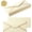 Cream Color, variant on 50 Pack #10 Business Envelopes with Gold Border, Self Seal Standard Envelopes with Gold Stickers for Office, Checks, Letter Mailing, Invoices, 4 1/8 x 9 1/2 Inches (Cream Color)