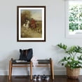 thumbnail image 3 of Art.com Drawing Cover Giclee Print by Heywood Hardy, Brown Frame Wall Art, 32" x 40", 3 of 5