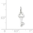 thumbnail image 2 of 14k Or Blanc Délicate Lettre P Initiale Nom Monogramme Collier Pendentif Pendentif, 2 of 6