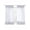 White Light Blue, variant on Blue Flower Sheer Curtains 72 Inch Length 2 Panels Set Window Treatments, Spring Farmhouse Country Floral Plant Beige Rod Pocket Semi Curtains for Living Room/Bedroom/Kitchen Décor, 104"W x 72"L