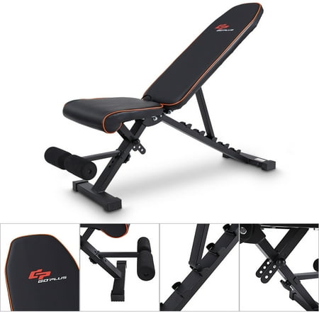 Foldable Weight Bench Adjustable Back Dumbbell Bench Full 