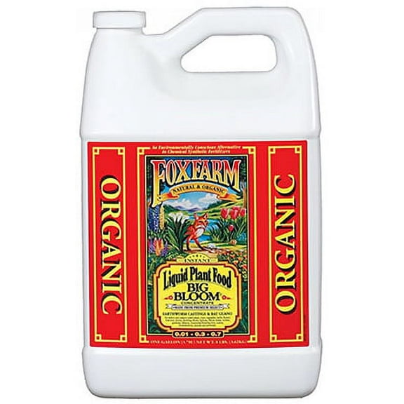 Foxfarm Gallon Big Bloom Liquid Plant Food Concentrate Natural & Organ, Each