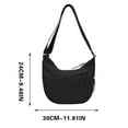 thumbnail image 3 of Hovmgk Women's Crossbody Bag, Casual Tote Pouch, Versatile, Spacious, Stylish – Perfect for Commuting, Shopping, Great for Professional Women, Young Ladies, Black, 3 of 5