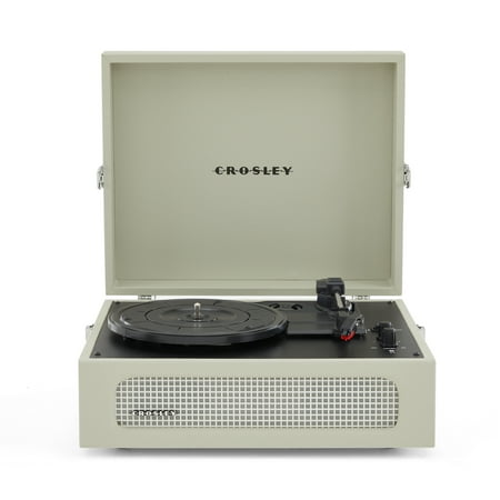 Crosley Voyager Vinyl Record Player with Speakers and Wireless Bluetooth - Audio Turntables