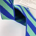 thumbnail image 2 of Striped Lady Top-handle Bags Fashion Knit Wrist Tote Portable for Work (Style 7), 2 of 8