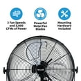 thumbnail image 3 of Newair 18" Outdoor High Velocity Wall Mounted Fan with 3 Fan Speeds and Adjustable Tilt Head, 3 of 12
