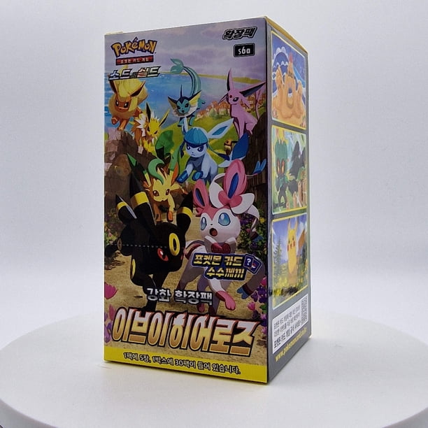 pokemon eevee heroes booster box Pokémon TCG s6a Sword & Shield: Eevee Heroes Booster Box {Korean} – Bison's  Games LLC