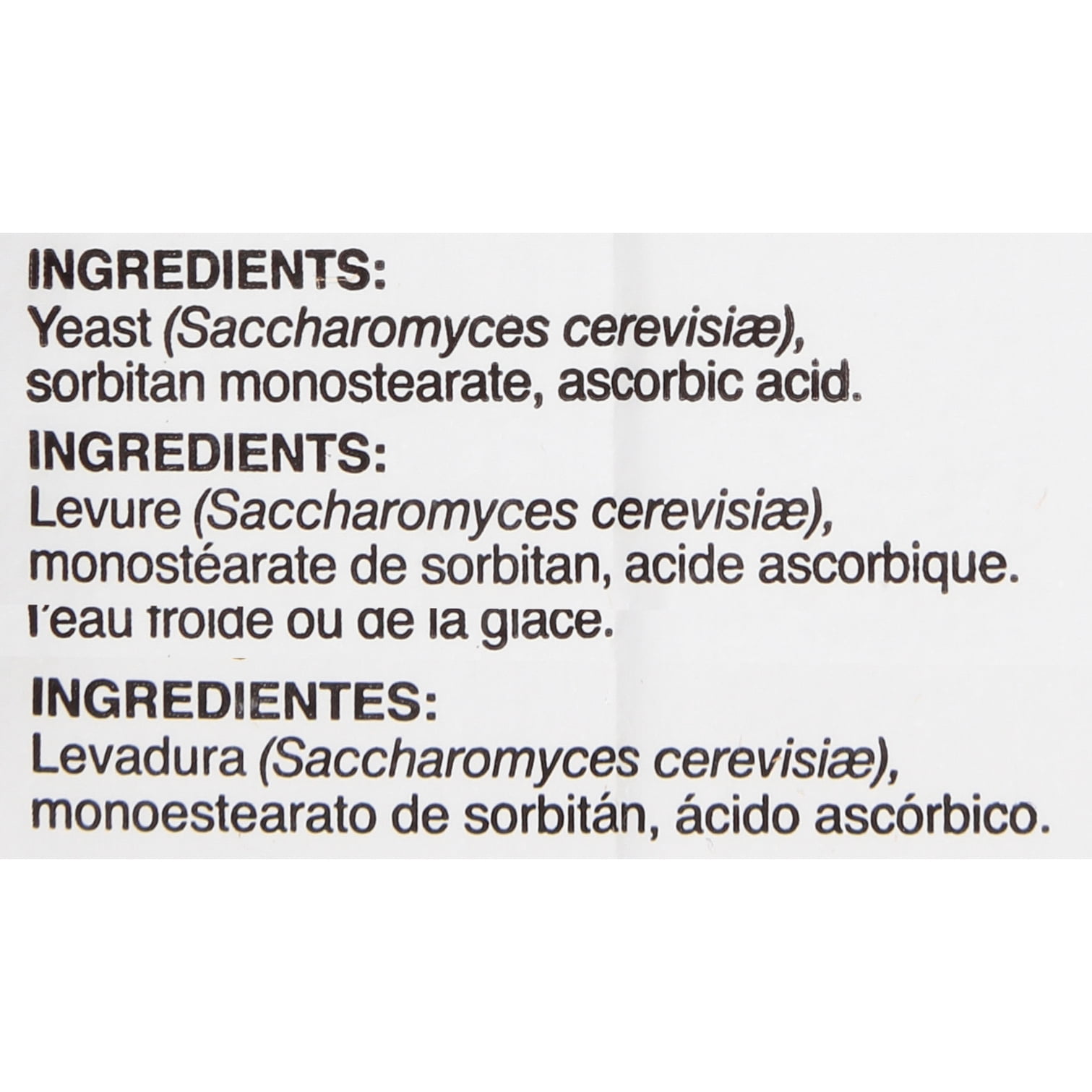 SAF Instant Yeast - Red 16oz Vacuum Pk Bag