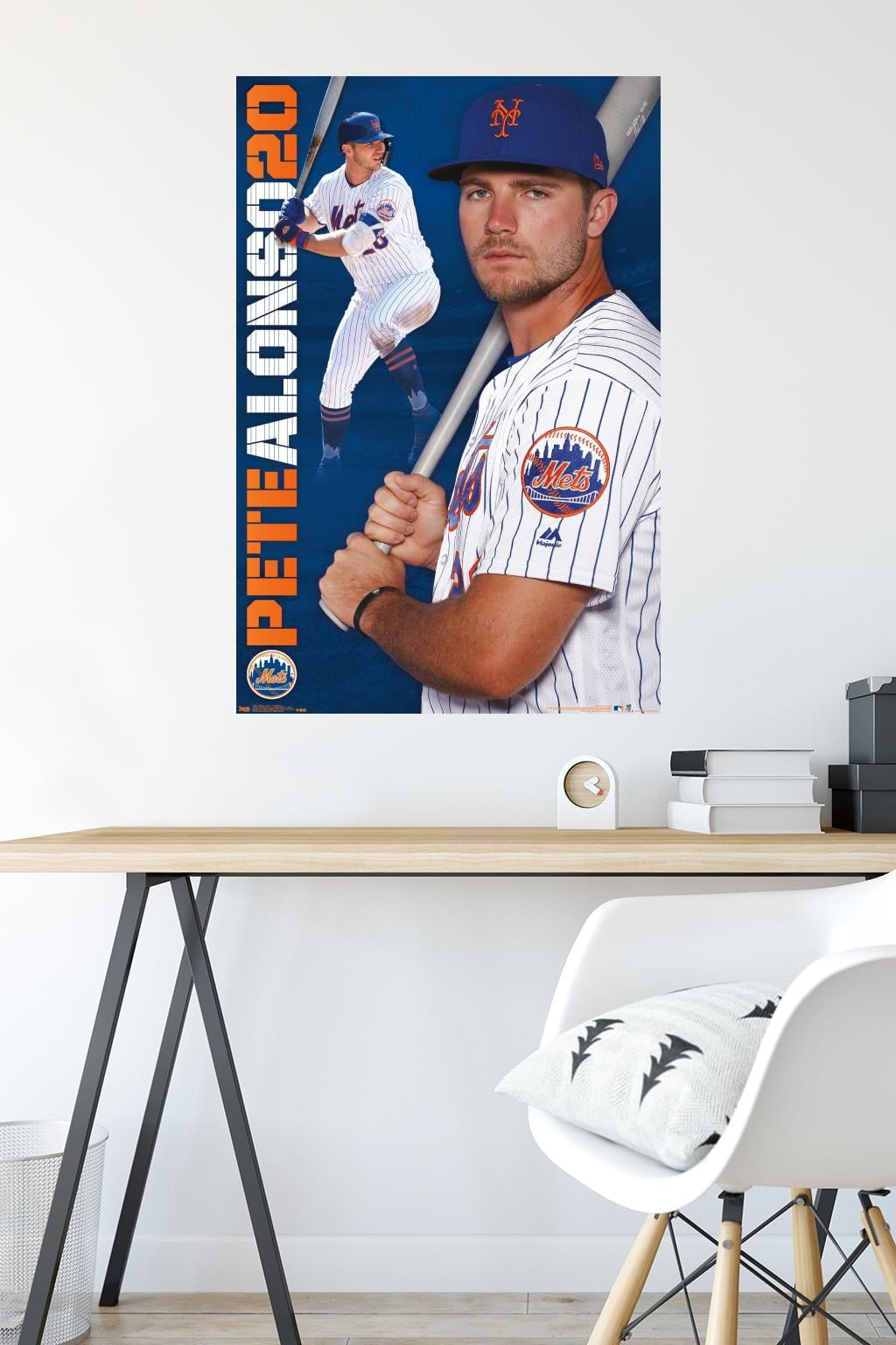 Pete Alonso New York Mets Poster Print, Baseball Player, Real Player,  Canvas Art, Pete Alonso Decor, Posters for Wall, ArtWork SIZE 24''x32''  (61x81