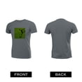 thumbnail image 2 of Coolnut Men's T Shirt Odor Protection Short, Green Leaf Frog Mens Short Sleeve Tees, Grey Crew-Neck Casual Tee Shirts, 2XL, 2 of 6
