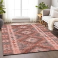 thumbnail image 5 of Addison Rugs Machine Washable Indoor/ Outdoor Boho Global Chantille Rug 2'6" x 3'10" - Terracotta, 5 of 5