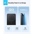 thumbnail image 6 of Anker Nano Power Bank, Ultra-Slim 5,000mAh Magnetic Wireless Charging Battery, Qi2 Certified 15W Max MagSafe-Compatible Portable Charger, Ergonomic Design, Compatible for iPhone Air/17/16 Series, 6 of 6