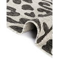 thumbnail image 5 of Unique Loom Outdoor Safari Collection Area Rug - Leopard (2' x 8' Runner Light Gray/Gray), 5 of 7