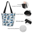 thumbnail image 4 of Disketp Blue Excavator Bolsa de Hombro Casual para Mujer, Bolso Cruzado para Compras, Viajes y Uso Diario, 4 of 6