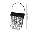 thumbnail image 3 of Uuiauoio Durable Roof Top Bird Parrot Reusable Feeder for Outside Garden Yard Patio Hanging Metal Cake Holder Squirrel Proof Weatherproof for Wild Hummingbird Woodpecker, 3 of 9