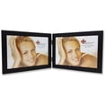thumbnail image 2 of Lawrence Frames Silver Brushed Aluminum 7x5 Hinged Double Picture Frame, 2 of 2