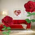 thumbnail image 2 of Giant Rose Flowers Huge Artificial Flowers Fake Flower Handmade Rose Creative Gift Wedding Display Wedding Anniversary, Valentine's Day, Mother's Day, 2 of 9