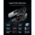 thumbnail image 2 of Batería externa CUKTECH 10 USB-C de 10000 mAh y 100 W con pantalla inteligente, 2 of 7