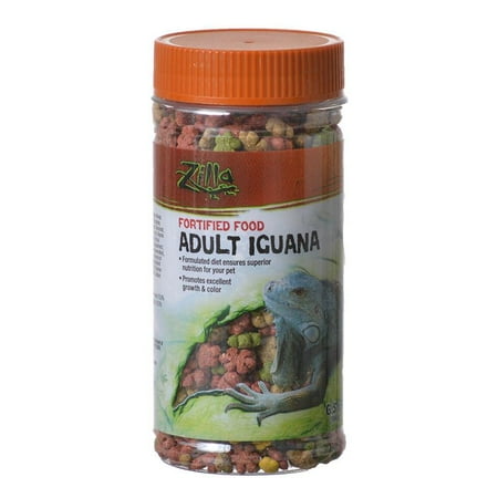 Green Iguana Food - Zilla Fortified Food for Adult Iguanas 6.5 oz