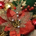 thumbnail image 5 of 400/50 piezas de mini bayas artificiales, bayas rojas falsas, estambres de cereza para Navidad, adorno de corona floral, decoración para el hogar, fiesta de Año Nuevo, 5 of 5