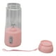 thumbnail image 3 of Licuadora personal de 300 ml, inalámbrica, con carga USB, portátil y cuchilla de acero inoxidable para batidos, color rosa, 3 of 14