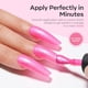 thumbnail image 4 of Set de esmaltes de uñas en gel Modelones, 6 colores, purpurina rosa, 4 of 7