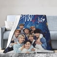 thumbnail image 2 of Super Soft Stray Flannel Throw Blanket Hyunjin Bangchan Felix Blanket Merchandise Sofabed Girl Adult Gift Super Soft Comfort Plush Family Car Picnic Indoor Outdoor Summer 50"X40", 2 of 7
