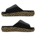 thumbnail image 3 of Women's ISlide Black Tennessee Volunteers Cheetah Dip Motive Slide Sandals, 3 of 5